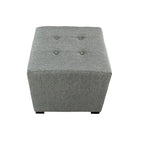 MJL Furniture Text2 Olivia Pouf carré capitonné 4 boutons