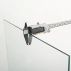 Vitrine en verre à double porte avec 5 étagères