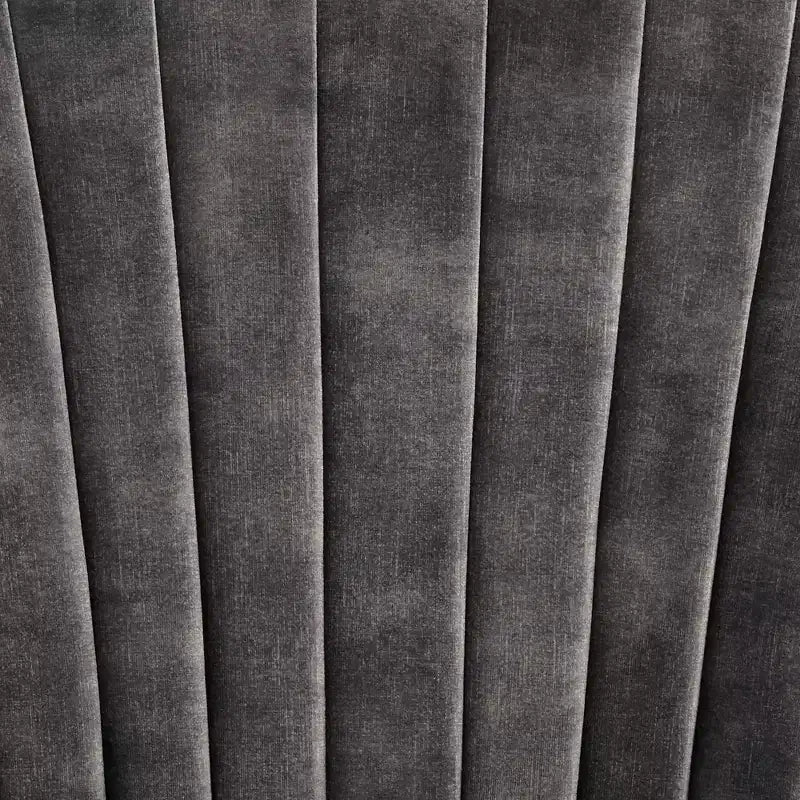Fauteuil rembourré en velours gris anthracite 55 Downing Street Austen 28 Wide