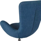 Chaise d'appoint de réception série Egg de Flash Furniture avec assise incurvée
