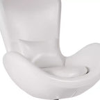 Chaise d'appoint de réception série Egg de Flash Furniture avec assise incurvée