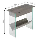 Table d'appoint relevable Soho avec station de charge - Breighton Home