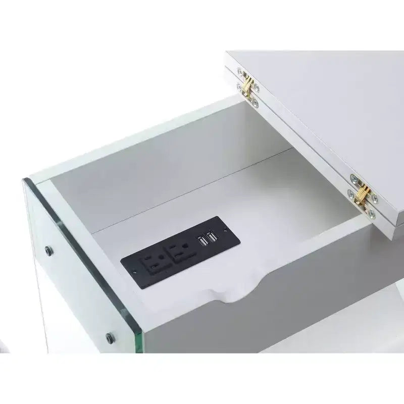 Table d'appoint relevable Soho avec station de charge - Breighton Home