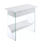 Soho Flip Top End Table with Charging Station - Breighton Home