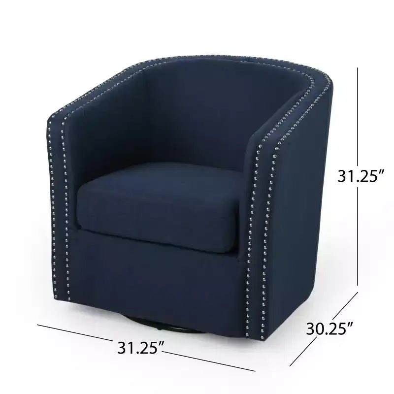 Chaise pivotante contemporaine Maya - Christopher Knight Home