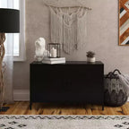 Armoire d'appoint en métal à 2 portes Shadwick de RealRooms