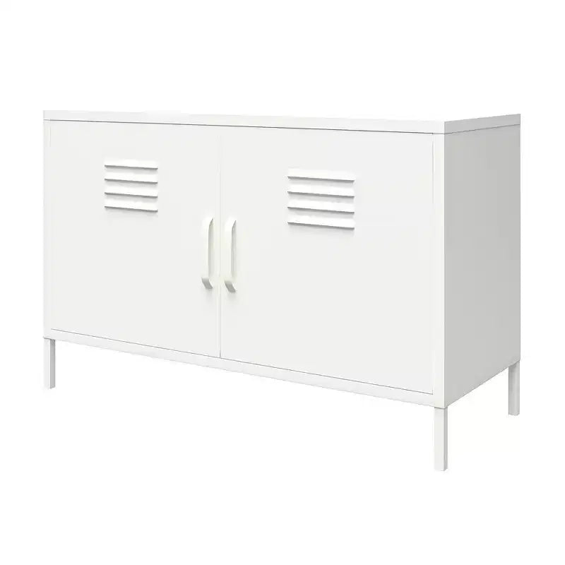 Armoire d'appoint en métal à 2 portes Shadwick de RealRooms