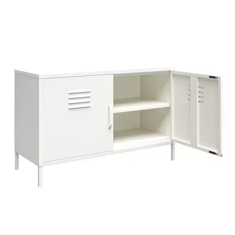 Armoire d'appoint en métal à 2 portes Shadwick de RealRooms