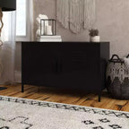 Armoire d'appoint en métal à 2 portes Shadwick de RealRooms