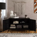 Armoire d'appoint en métal à 2 portes Shadwick de RealRooms