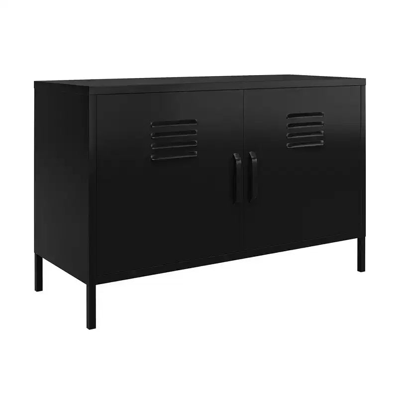 Armoire d'appoint en métal à 2 portes Shadwick de RealRooms