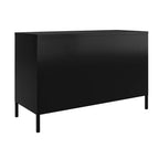 Armoire d'appoint en métal à 2 portes Shadwick de RealRooms