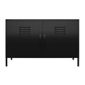 RealRooms Shadwick 2 Door Metal Locker Accent Cabinet