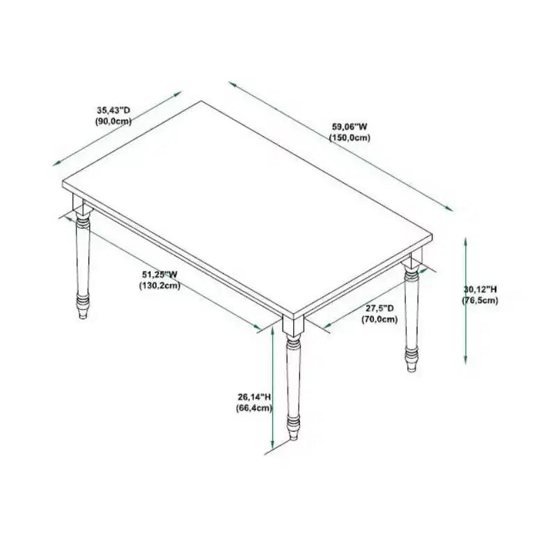 Table à manger Reagan - Powell Company