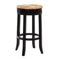 Carolina Living 30 Leif Swivel Rush Seat Barstool Antique