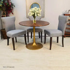 Table à manger ronde Carolina Living 36 Somerset Wood Top