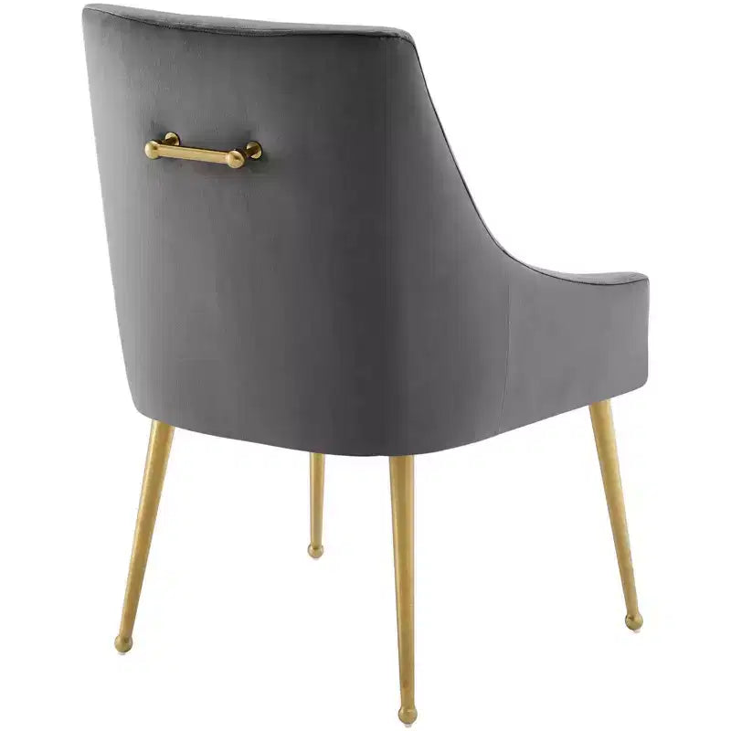 Lot de 2 chaises de salle à manger Modway Discern en velours rembourré de haute performance