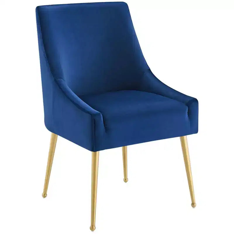 Lot de 2 chaises de salle à manger Modway Discern en velours rembourré de haute performance