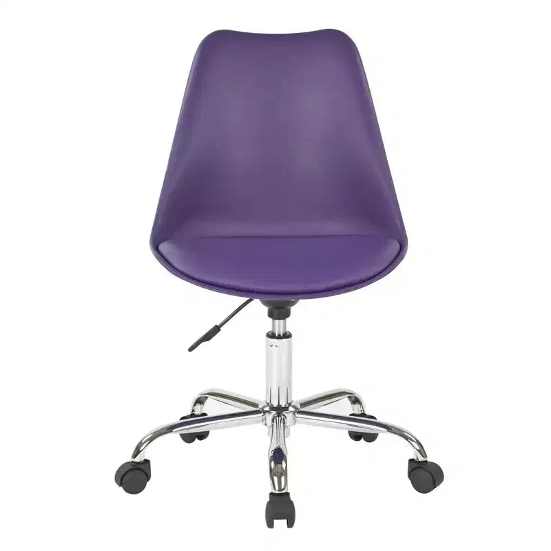 Chaise de bureau Emerson avec piétement chromé pneumatique – OSP Home Furnishings