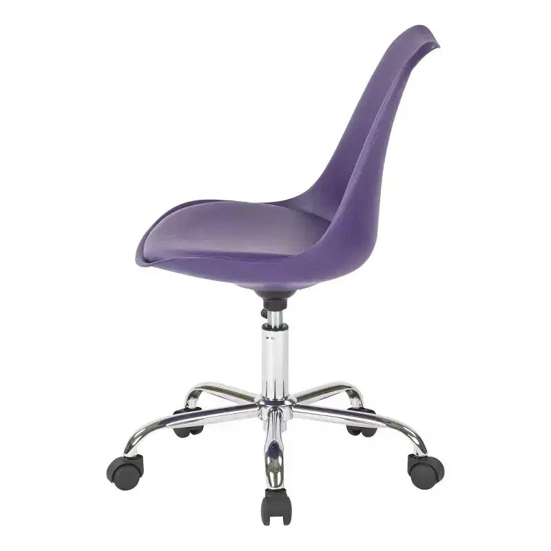 Chaise de bureau Emerson avec piétement chromé pneumatique – OSP Home Furnishings