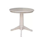 Table sur pied Stacy Round Top Chêne brun - International Concepts