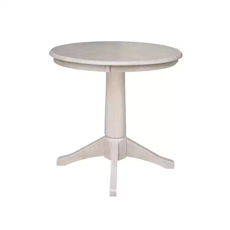 Table sur pied Stacy Round Top Chêne brun - International Concepts