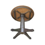 Table sur pied Stacy Round Top Chêne brun - International Concepts