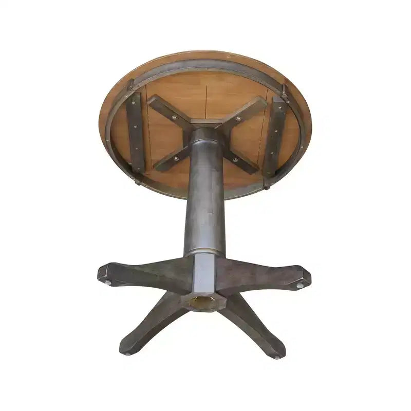 Table sur pied Stacy Round Top Chêne brun - International Concepts