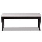 Banc de salle à manger en bois rembourré Cornelie - Baxton Studio