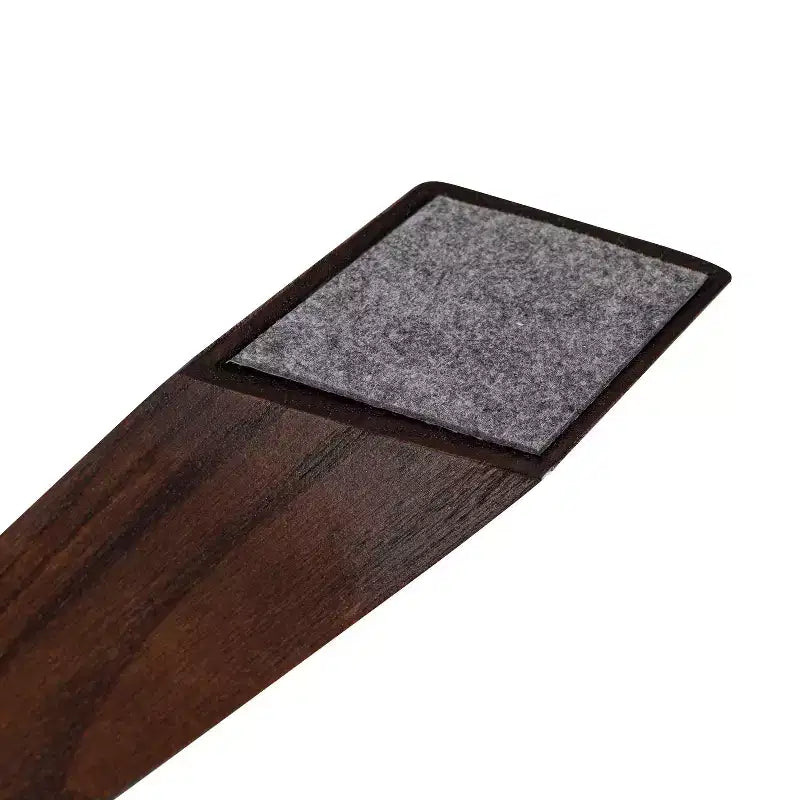 Table à manger ronde Poly & Bark 37.4 Kennedy avec plateau en verre et base en bois