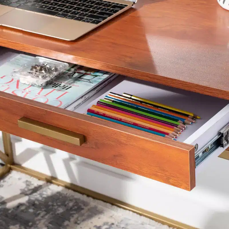 Bureau 1 tiroir Elaine - DSK2201 - Safavieh