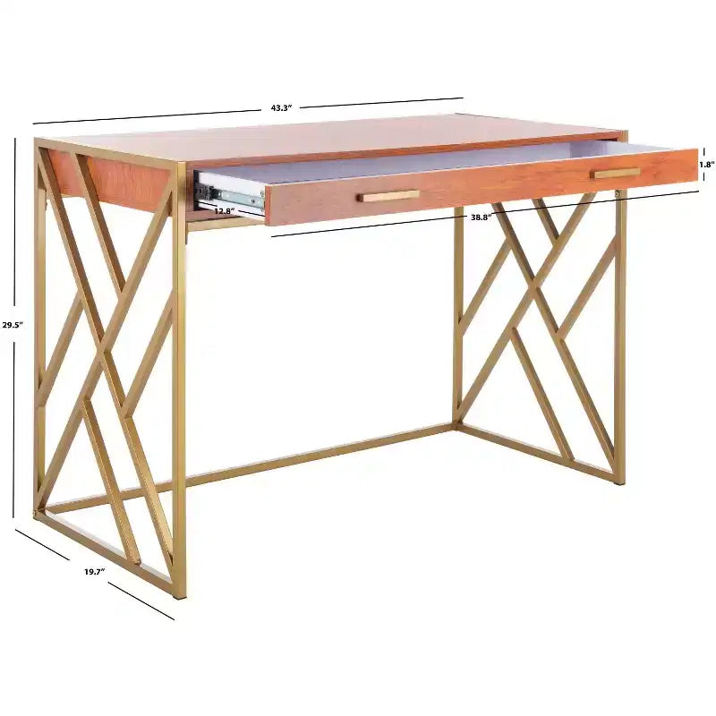 Bureau 1 tiroir Elaine - DSK2201 - Safavieh