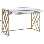 Bureau 1 tiroir Elaine - DSK2201 - Safavieh