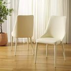 Chaise d'appoint en cuir Summerset 19 H (Lot de 2) - FOX2014 - Safavieh Couture