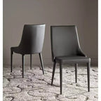 Chaise d'appoint en cuir Summerset 19 H (Lot de 2) - FOX2014 - Safavieh Couture