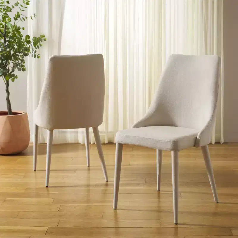 Chaise d'appoint en cuir Summerset 19 H (Lot de 2) - FOX2014 - Safavieh Couture