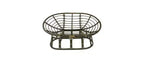 Papasan double 63x45 avec coussin en sergé - International Caravan