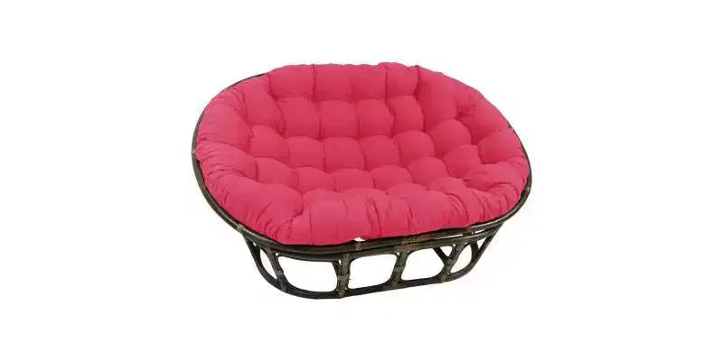 Papasan double 63x45 avec coussin en sergé - International Caravan