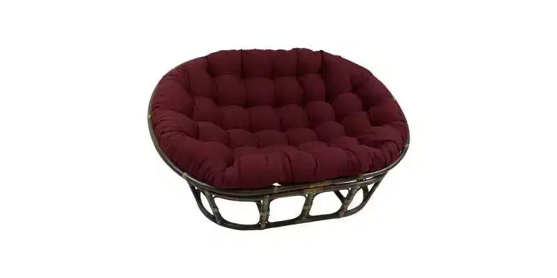 Papasan double 63x45 avec coussin en sergé - International Caravan