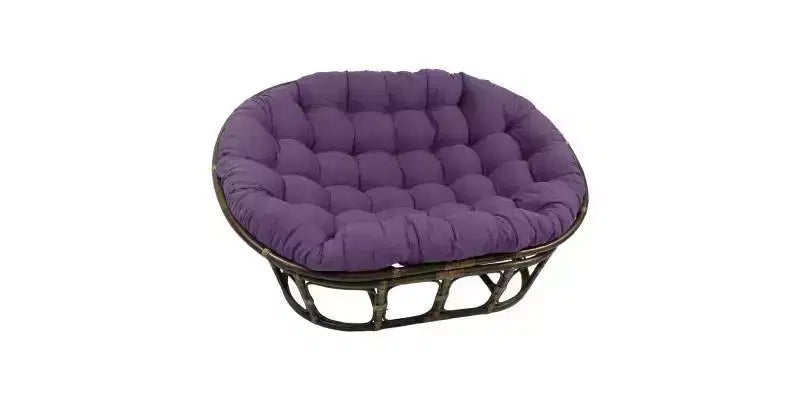Papasan double 63x45 avec coussin en sergé - International Caravan