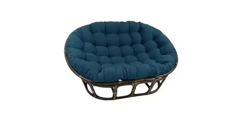 Papasan double 63x45 avec coussin en sergé - International Caravan