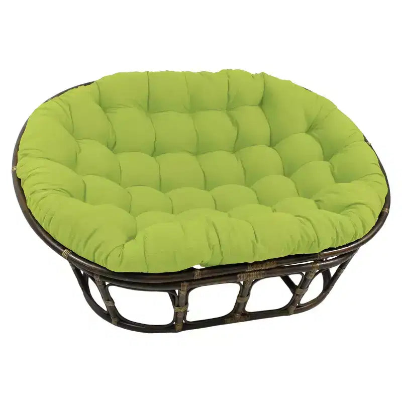 Papasan double 63x45 avec coussin en sergé - International Caravan