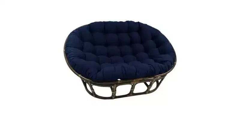 Papasan double 63x45 avec coussin en sergé - International Caravan