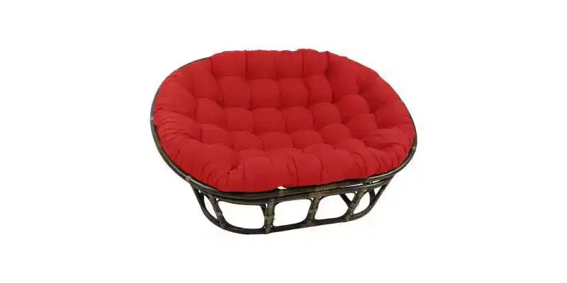 Papasan double 63x45 avec coussin en sergé - International Caravan