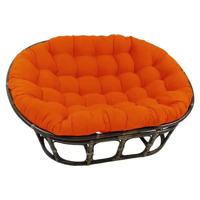Papasan double 63x45 avec coussin en sergé - International Caravan
