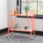 Chariot de bar Mid-Century Modern - Linon