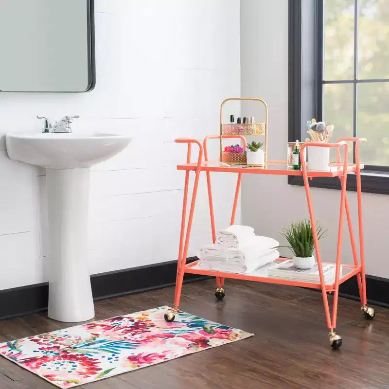 Chariot de bar Mid-Century Modern - Linon