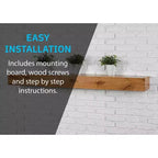 Mantels Direct Wallace - Tablette de cheminée flottante en bois