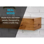 Mantels Direct Wallace - Tablette de cheminée flottante en bois