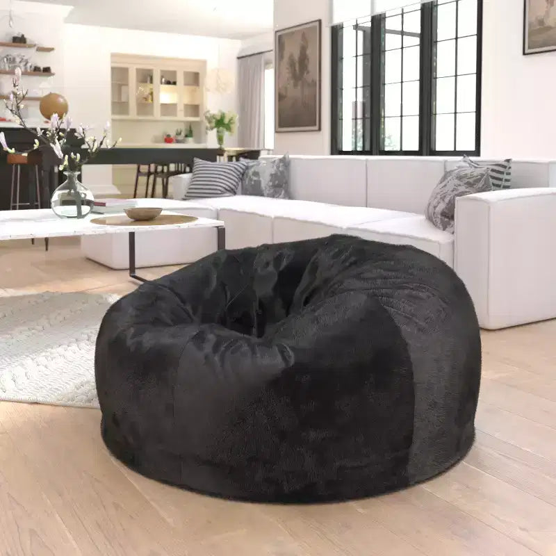 Flash Furniture Pouf surdimensionné pour enfants et adultes
